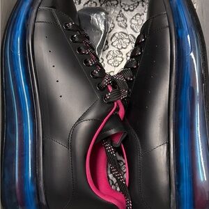 Alexander McQueen Black and Blue Sneakers